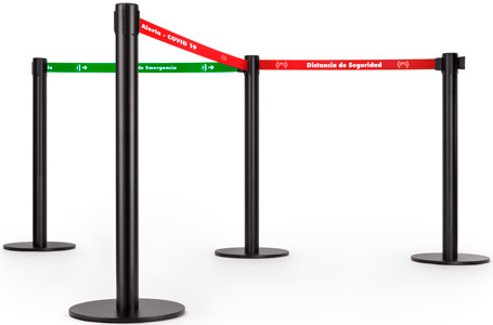 Poste separador pñara delimitar filas