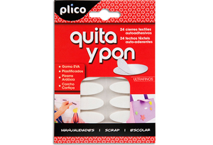 24 tacks de quita y pon Plico