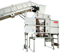 Destructora industrial multinivel de tres niveles HSM TriShredder 6060