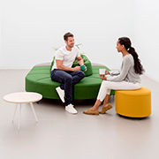 Sofá Soft Seating de espera modular Bend Actiu