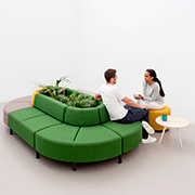 Sofá Soft Seating de espera modular Bend Actiu