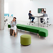 Sofá Soft Seating de espera modular Bend Actiu