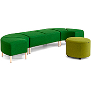 Sofá Soft Seating de espera modular Bend Actiu