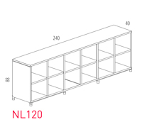 Armario Cubic de Actiu NL120