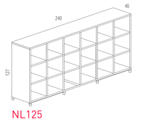 Armario Cubic de Actiu NL125