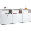 Armario modular blanco con puertas bajas Actiu para oficinas