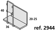 Soporte CPU para mesa Metal de Rocada