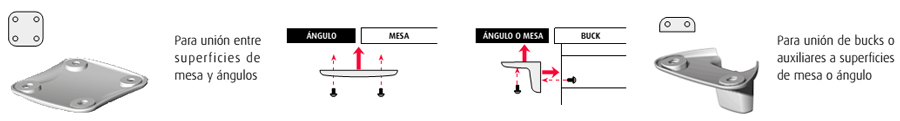 Laterales de la mesa de oficina Ofimat de Actiu