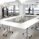 Aula de formación con mesa Trama 80 Actiu