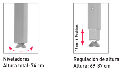 Apoyos de mesa Vital