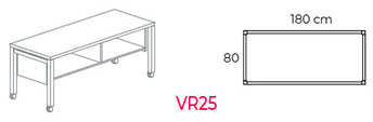 Mesas rectas Vital Pro ergonómicas