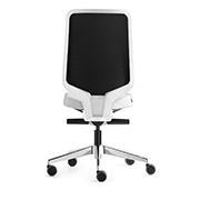 Silla de oficina con respaldo de diseño negro Dot.Pro de Forma 5