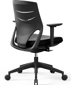 Silla de oficina con asiento ergonómico de polipropileno eFit Actiu