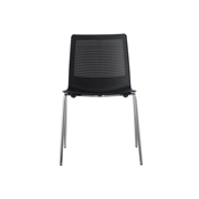 Silla Feel de Dile Office como asiento confidente con respaldo perforado y transpirable