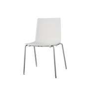 Silla Feel de Dile Office como asiento confidente con respaldo perforado y transpirable