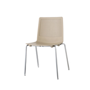 Silla Feel de Dile Office como asiento confidente con respaldo perforado y transpirable