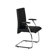 Silla de oficina confidente Neo de Dile Office en negro