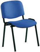 Silla barata confidente para oficina RD-965-3 tapizada en azul