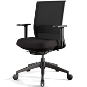 Silla de oficina negra Stay Actiu para envío rápido