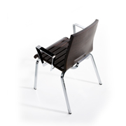 Silla Top de Dile Office negra con reposabrazos