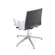 Silla Top de Dile Office negra con ruedas