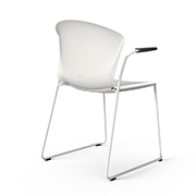 Silla de oficina en blanco