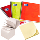 Libretas, cuadernos, blocs y notas adhesivas